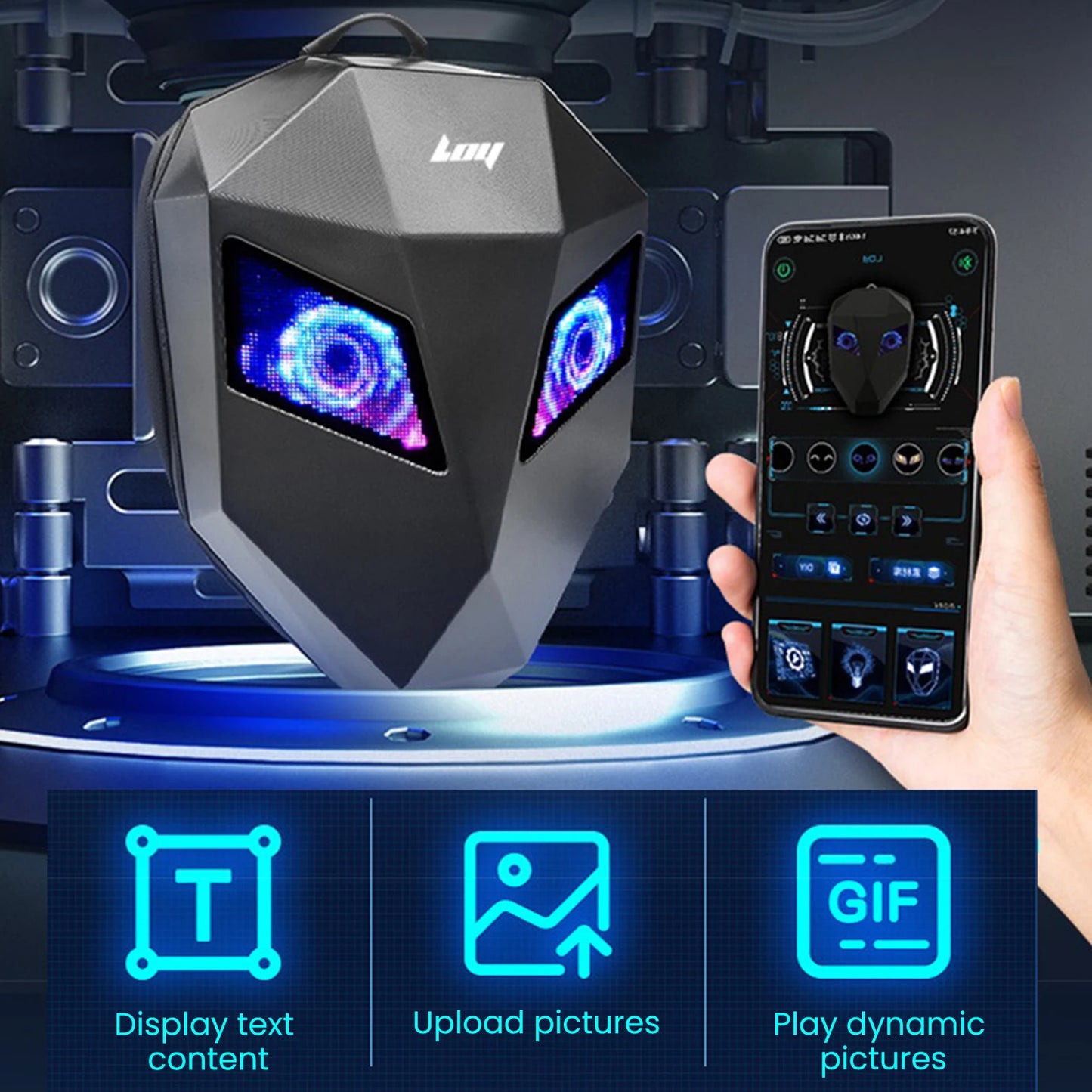 Knight Rider Smart LED Backpack