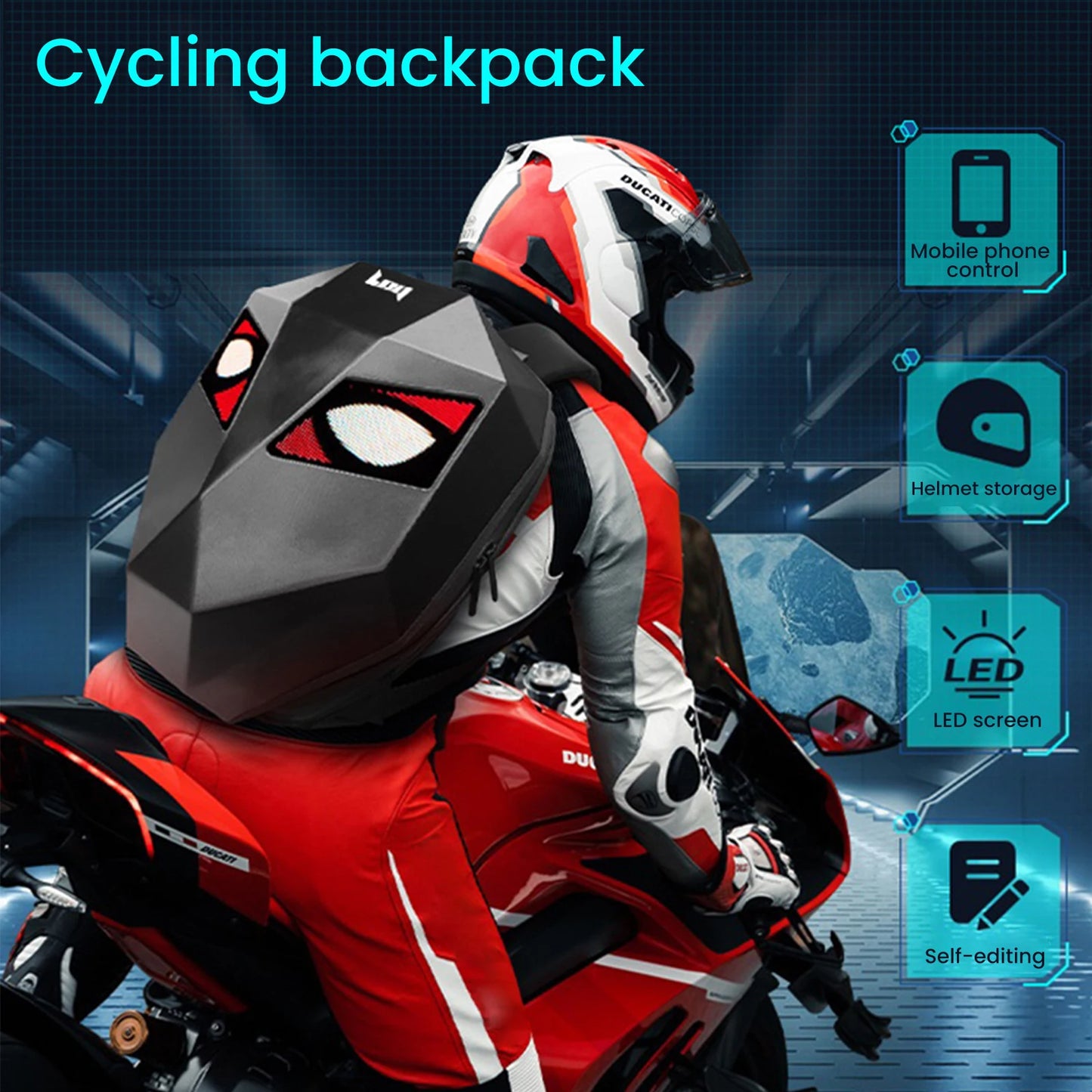 Knight Rider Smart LED Backpack