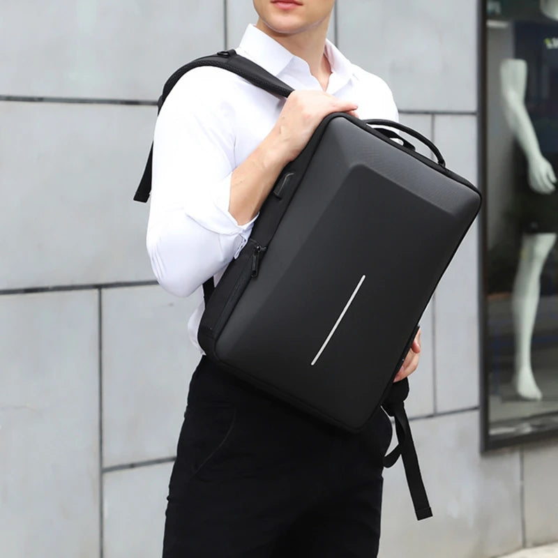 UrbanGuard Hard‑Shell Backpack