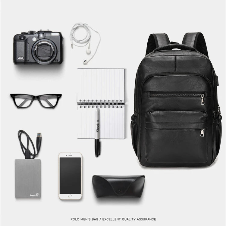 Atelier PU Laptop Backpack