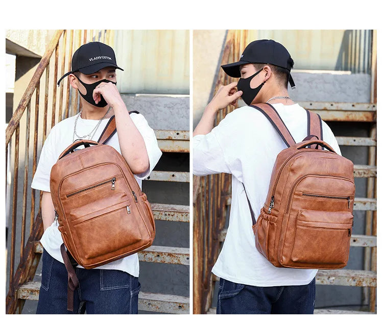 Atelier PU Laptop Backpack