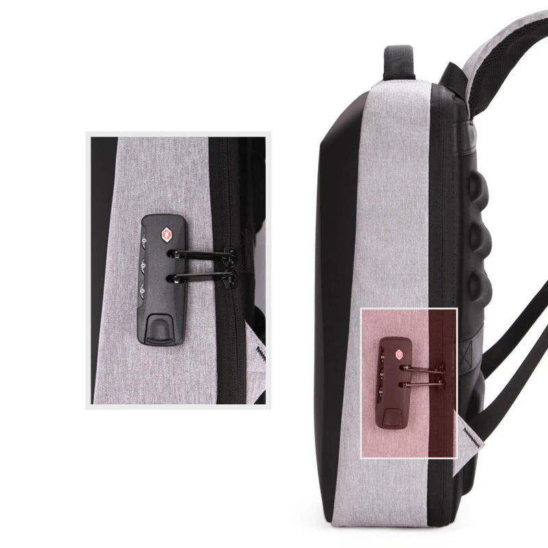 UrbanGuard Hard‑Shell Backpack
