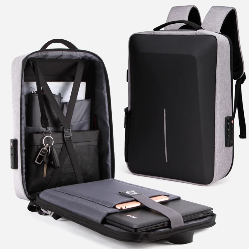 UrbanGuard Hard‑Shell Backpack