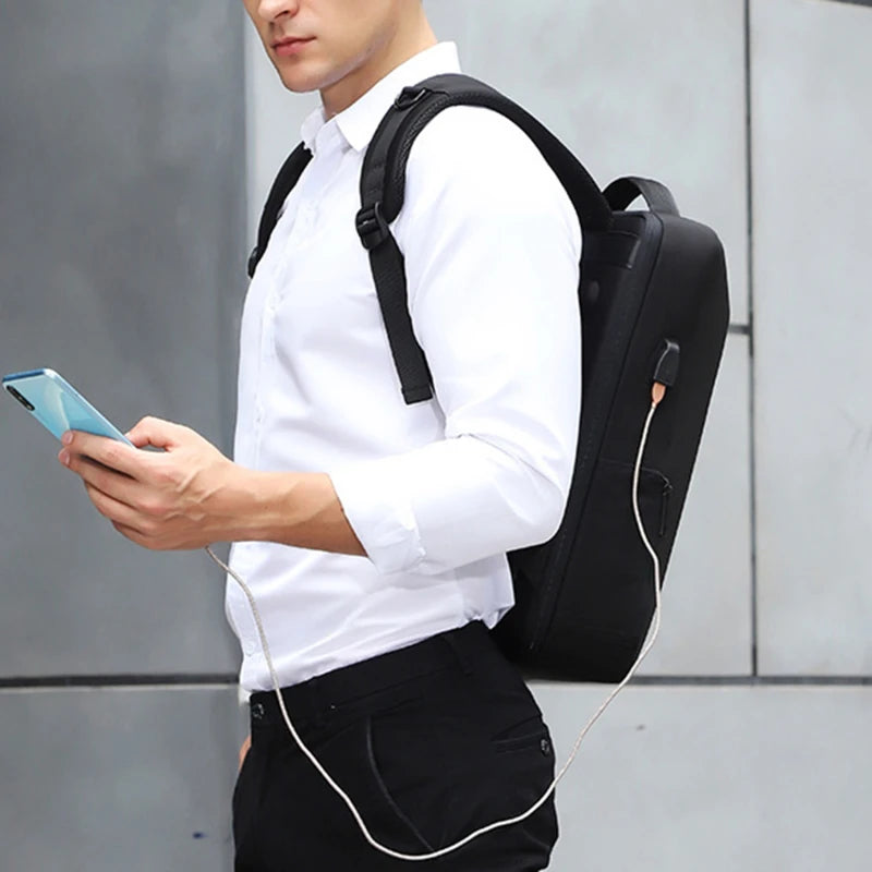 UrbanGuard Hard‑Shell Backpack