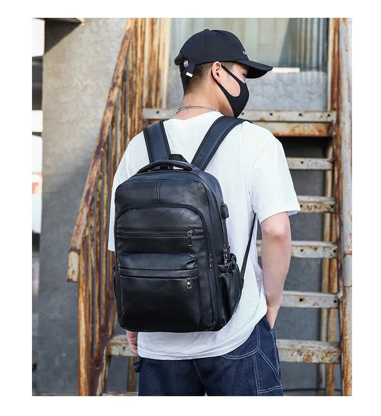 Atelier PU Laptop Backpack